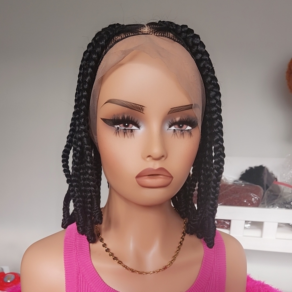 Black Braided Wig